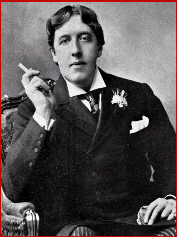 Oscar Wilde,nato a Dublino nel 1854 e deceduto a Parigi nel 1900,è stato uno scrittore, aforista, poeta, drammaturgo, giornalista e saggista britannico.