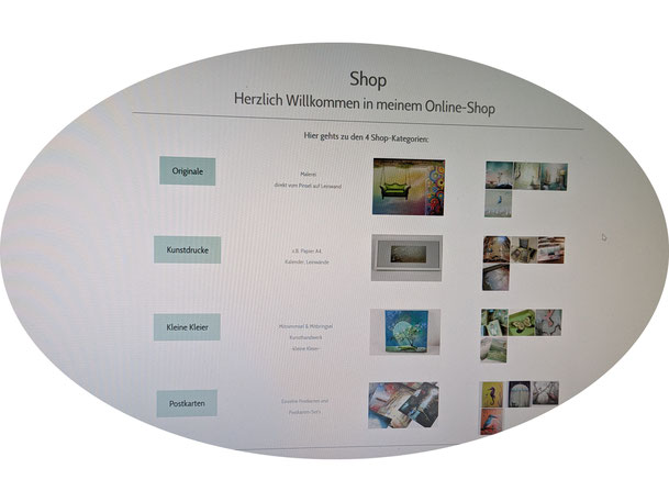 Online-Shop Originale Kunstdrucke Kleine Kleier Postkarten