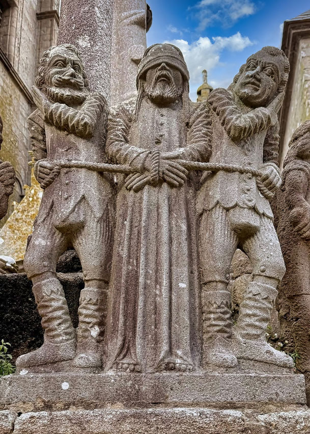 Saint-Thégonnec, Detail Kirche außen