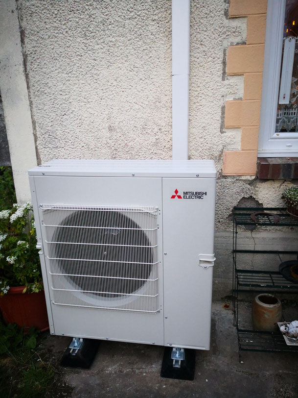 installation pompe a chaleur, climatisation, clim, pac air air