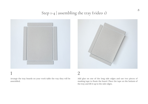 Course box making and French cartonnage