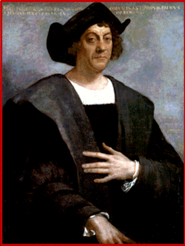 Cristoforo Colombo ritratto del pittore Sebastiano del Piombo (1485-1547), museo Me-tropolitan di NY. 