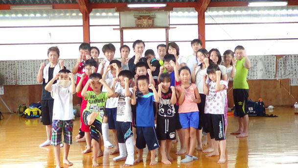 20140824長瀞荘武道場にて