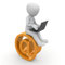 homme assis sur @ devenir autonome sur internet 