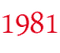 1981年