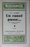 GAUBERT  Un canoë passe..., éd. Stock, 1946