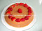 Flan de fresa