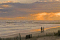 Coucher de soleil sur la plage