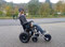 Der Blackster 40 mit Person ca 170 cm groß