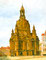 Die Frauenkirche zu Dresden, historische Ansicht, ra. Haase Öl auf Papier