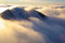 sea of clouds (雲海) 積雪期のカハー山」(アイルランド標高第3位)