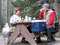 Kalt erwischt - Frühstück auf dem Lake Louise Campground