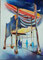 Provisorischer Unterstand, 70x50 cm, Leinöl, Farbpigmente, Ölfarbe auf Baumwolle-KR.