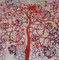 Rouge végétal ; l'Arbre de vie n°2 - 70 x 70cm - 2013