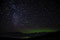 The Earths movement and camera detected Northern Lights above Tyin