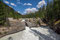 Der Kicking Horse River quetscht sich durch die Natural Bridge.