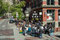 Gas-Town ... Vancouvers Altstadt mit der Steam Clock. Diese wird vom zentralen Heizsystem angetrieben und pfeift alle 15 Min die Big-Ben-Melodie.  