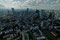 Ausblick ab der oberen Plattform (250 Meter über Boden) in Richtung Mount Fuji und dem Quartier Shinjuku.