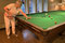 Historic Snooker Table zum Tagesabschluss.