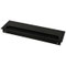 Kabeldurchlass Aluminium schwarz eloxiert - 80x276 mm