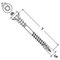 Justierschraube 6x90 verzinkt, Senkkopf, Torx