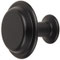 Möbelknopf ø 40 mm - Zink-Druckguss matt schwarz