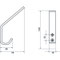 Hut- und Mantelhaken Serie 1307, Aluminium