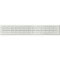 Lüftungsprofil Serie 3005, Aluminium weiss, Länge 500 mm