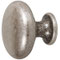 Möbelknopf ø 31,4 mm - Zink-Druckguss antik silberfarbig
