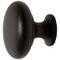 Möbelknopf ø 31,4 mm - Zink-Druckguss matt schwarz