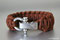 KingLuy Paracord Armband Chocolate "Double"