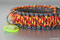 KingLuy Paracord Halsband Fire Ball Double by KingLuy