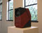 The telescope 2005<br /><br />450mm × 120mm × 350mm(hwd)<br />Black granite, Leather<br />Stone：The way of thinking Tokyo, JAPAN