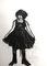 Black dress I Kohle I 40 x 30 cmI 2009