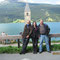 Norditalien, vor dem Reschensee, Ottmar, Susanne + Sascha
