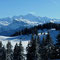 Le Mont Blanc depuis Les Gets
