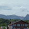 Le volcan est bien visible depuis Chaiten