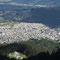 Le quartier colonial de Quito avec la Basilique à gauche
