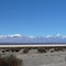 La lagune asséchée devant la Cordillère