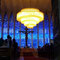Le sanctuaire Dom Bosco et son lustre en verre de Murano de 2.5t et ses vitraux bleus