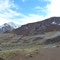 La piste que l'on vient de descendre, vue depuis notre bivouac