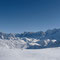 La chaine du Mont Blanc (4810m) depuis le sommet de Flaine