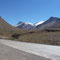 Le massif de l'Aconcagua apparait