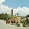 Famille de cyclistes en vadrouille; et à La Paz, quel courage!