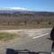 Ventoux enneigé en toile de fond