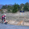 Philippe au sommet du col de Peyruergues