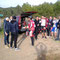 Pause récup' sur le parking de l'abbaye