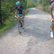 Françoise dans le col de Valouse