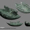Modello di barca in bronzo, Museo di Crotone. Progetto "Sistema Museale Virtuale della Magna Grecia", Università degli Studi della Calabria (2007).
