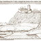 Burg Hoheneck, Ipsheim, Mittelfranken, vor 1553 / Castle Hoheneck, Ipsheim Germany bef. 1553, Quelle/Source: Die Chronik eines fränkischen Dorfes, Hrsg. Gem. Ipsheim 1989